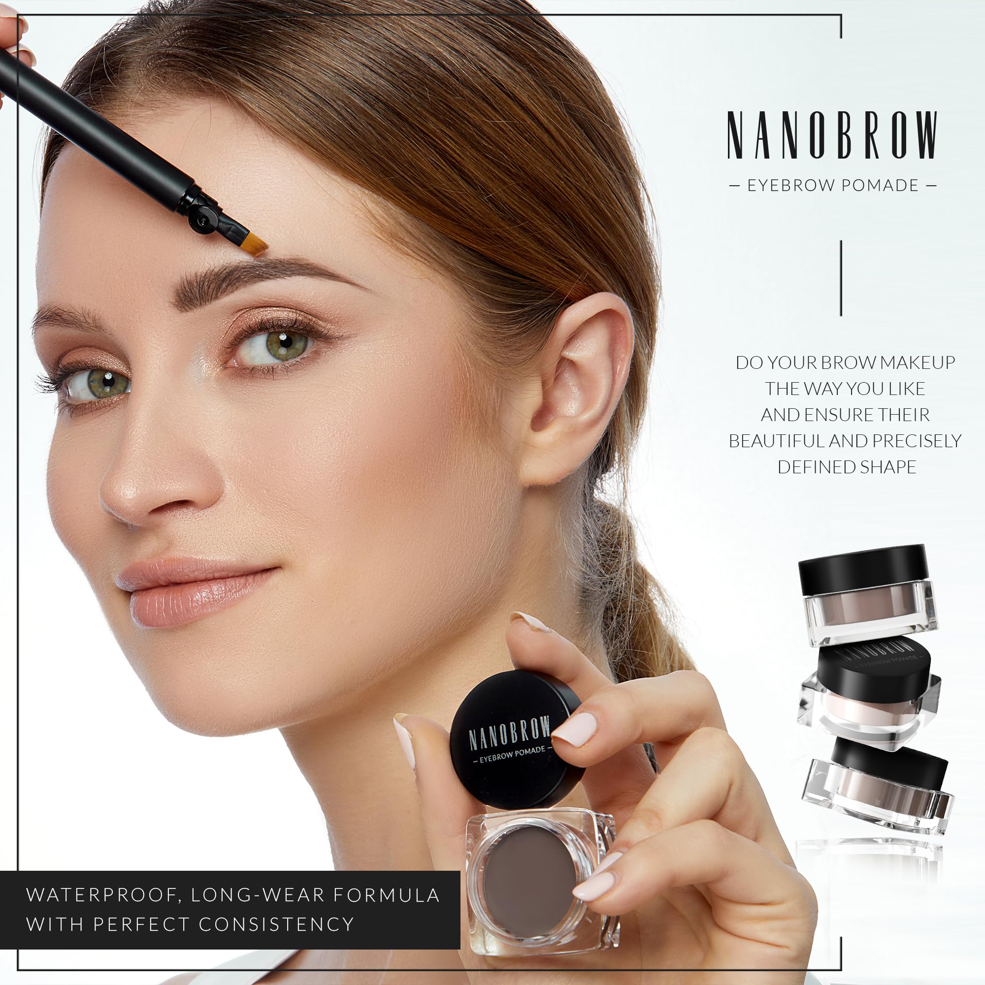 Amazon.com : Nanobrow Eyebrow Pomade - Waterproof Brow Pomade